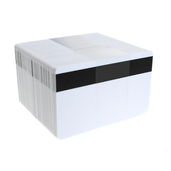 Picture of Blank white cards with HI-CO / HICO magnetic stripe- IS0-7811-6 (CR80). 70102022